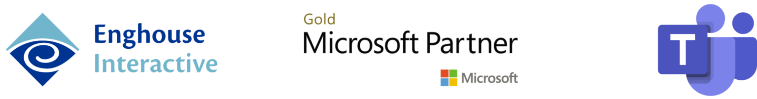 Enghsouse, Microsoft Gold, Partner Teams logos